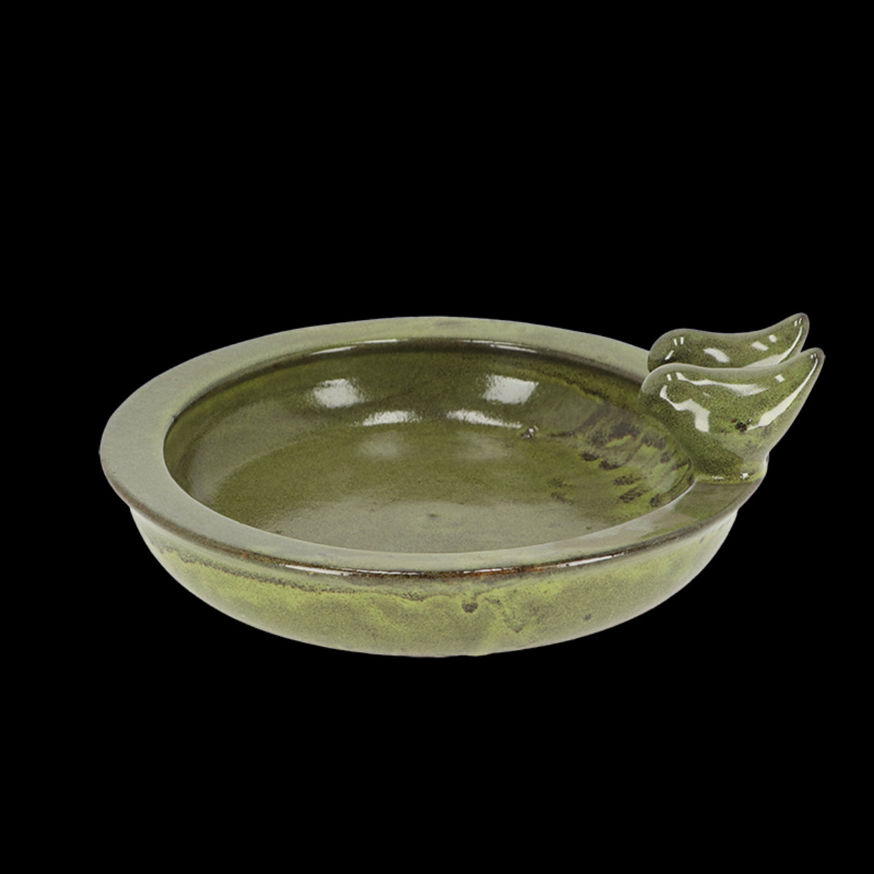 Esschert Design FB489 Green Round Bird Bath