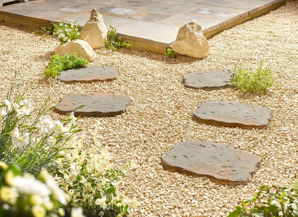 Kelkay Random Stepping Stone 400 x 300mm or 550 x 400mm - Graphite, York Gold, Antique, Weathered Stone - Pack of 56