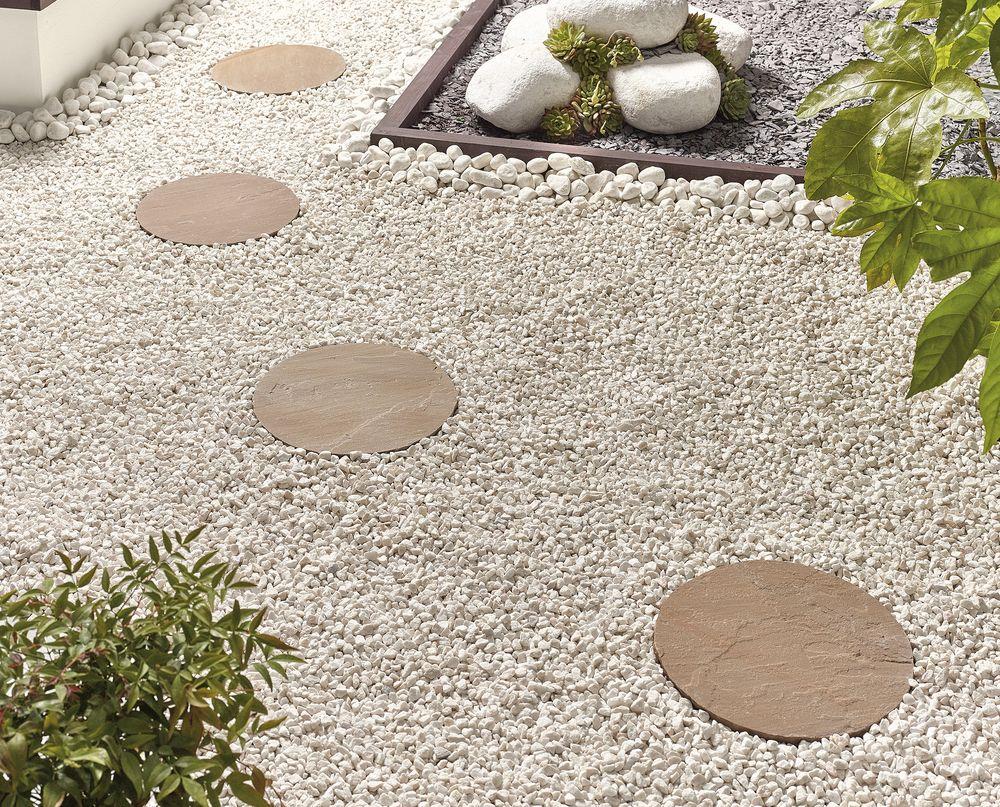 Kelkay Natural Stepping Stone 290mm 300mm Autumn, Lakefell, Charcoal, Eastern Sand