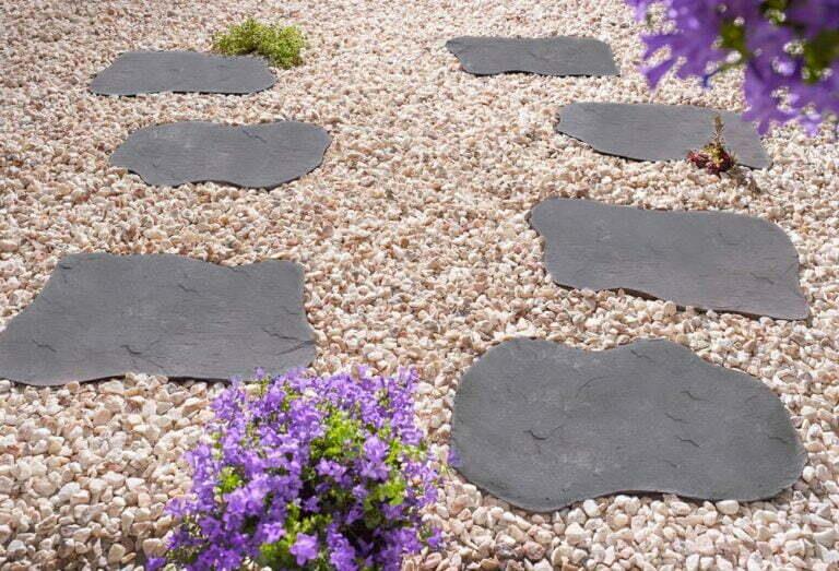 Kelkay Natural Random Stepping Stone 400 x 300mm or 600 x 400mm Charcoal, Lakefell