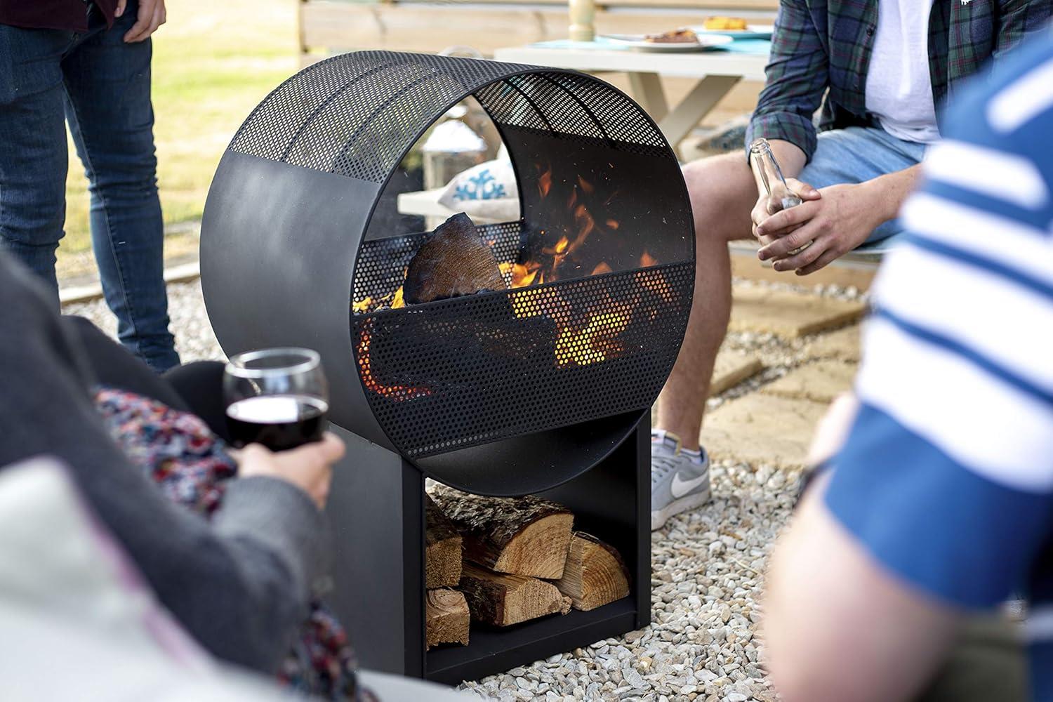 La Hacienda 58527 Camacha Round Fireplace