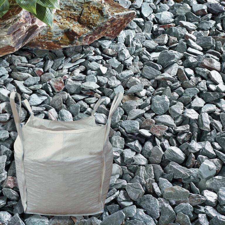 Kelkay 7017 Green Slate 40mm Chippings Bulk Bag