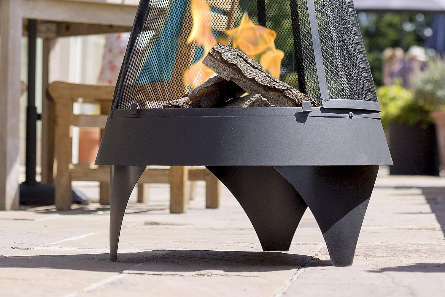 La Hacienda 56138 Mesh Colorado XL Steel Chimenea 160cm