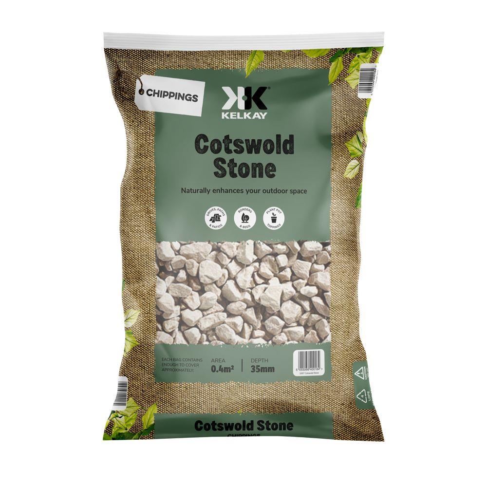 Kelkay 7007 Cotswold Stone 14-26mm Chippings  Bulk Bag