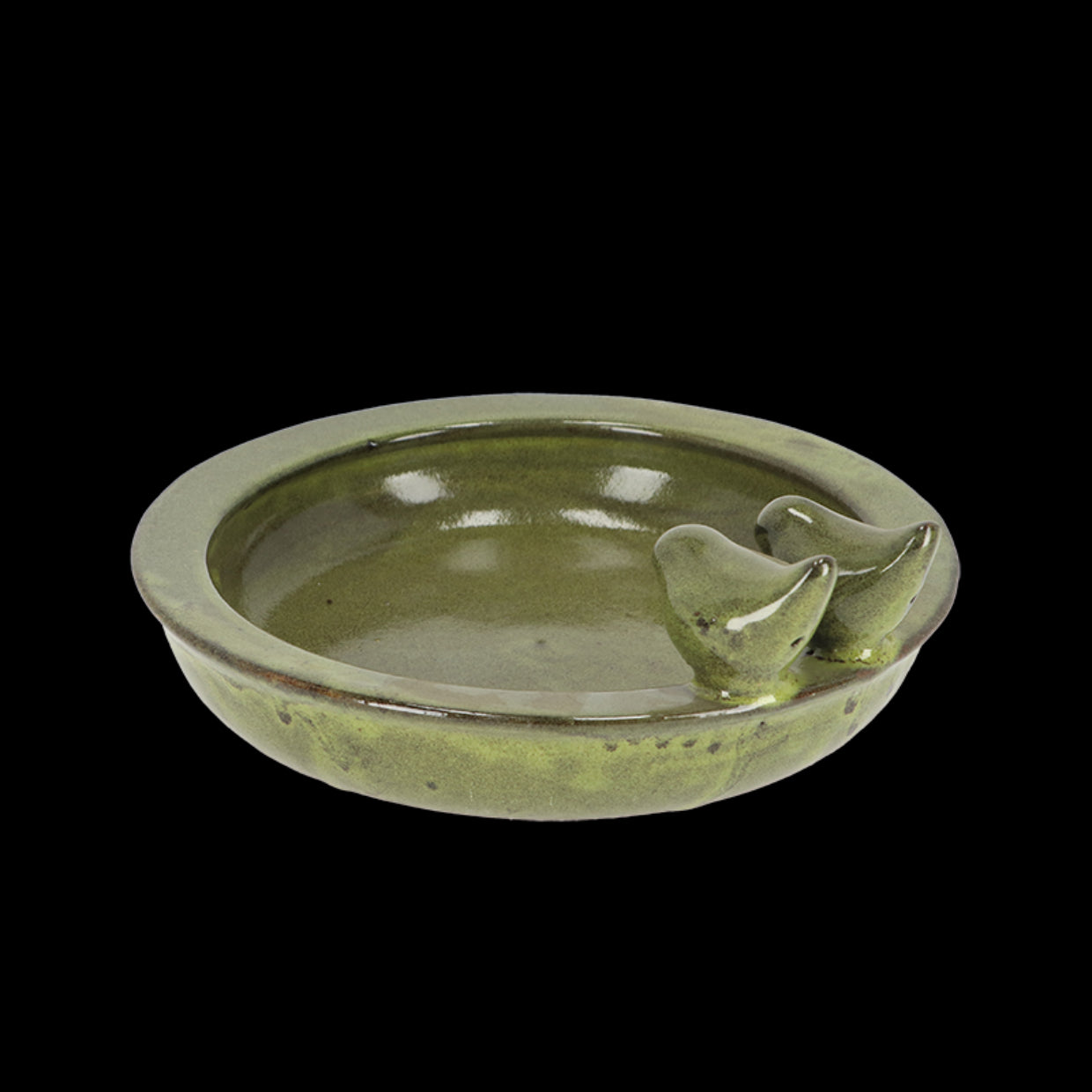 Esschert Design FB489 Green Round Bird Bath