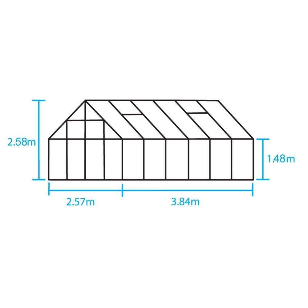 Halls Magnum 812 Greenhouse 8 x 12 ft