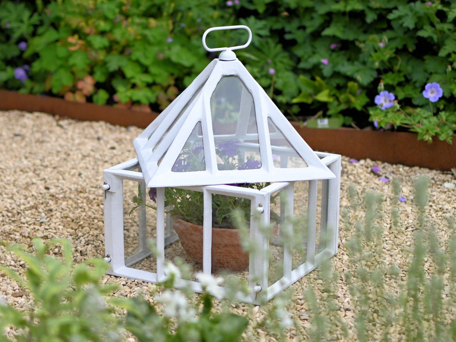 13" Cast Iron Garden Cloche