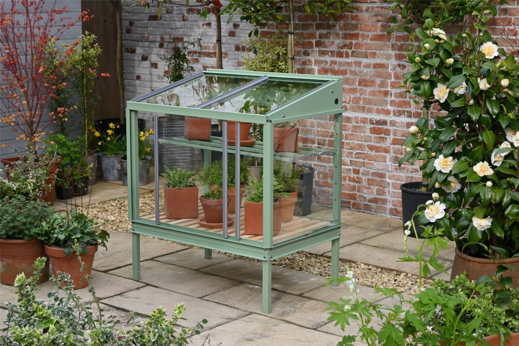 Herb House - Frame & Shelves Cotswold Green