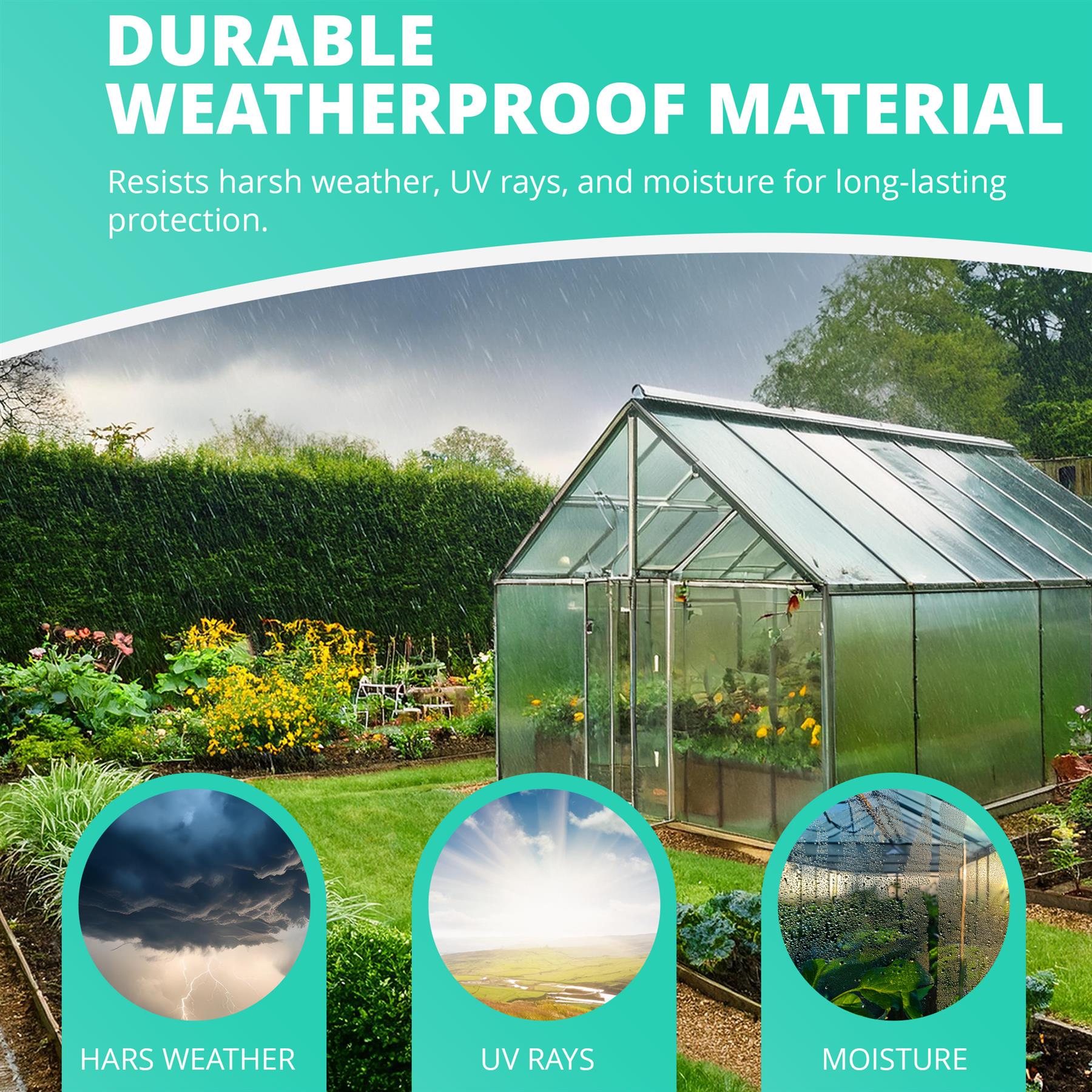 18m Universal Greenhouse Glazing Gasket