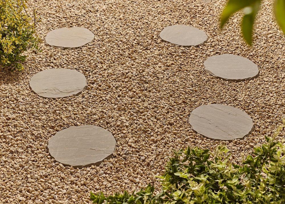 Kelkay Natural Stepping Stone 290mm 300mm Autumn, Lakefell, Charcoal, Eastern Sand