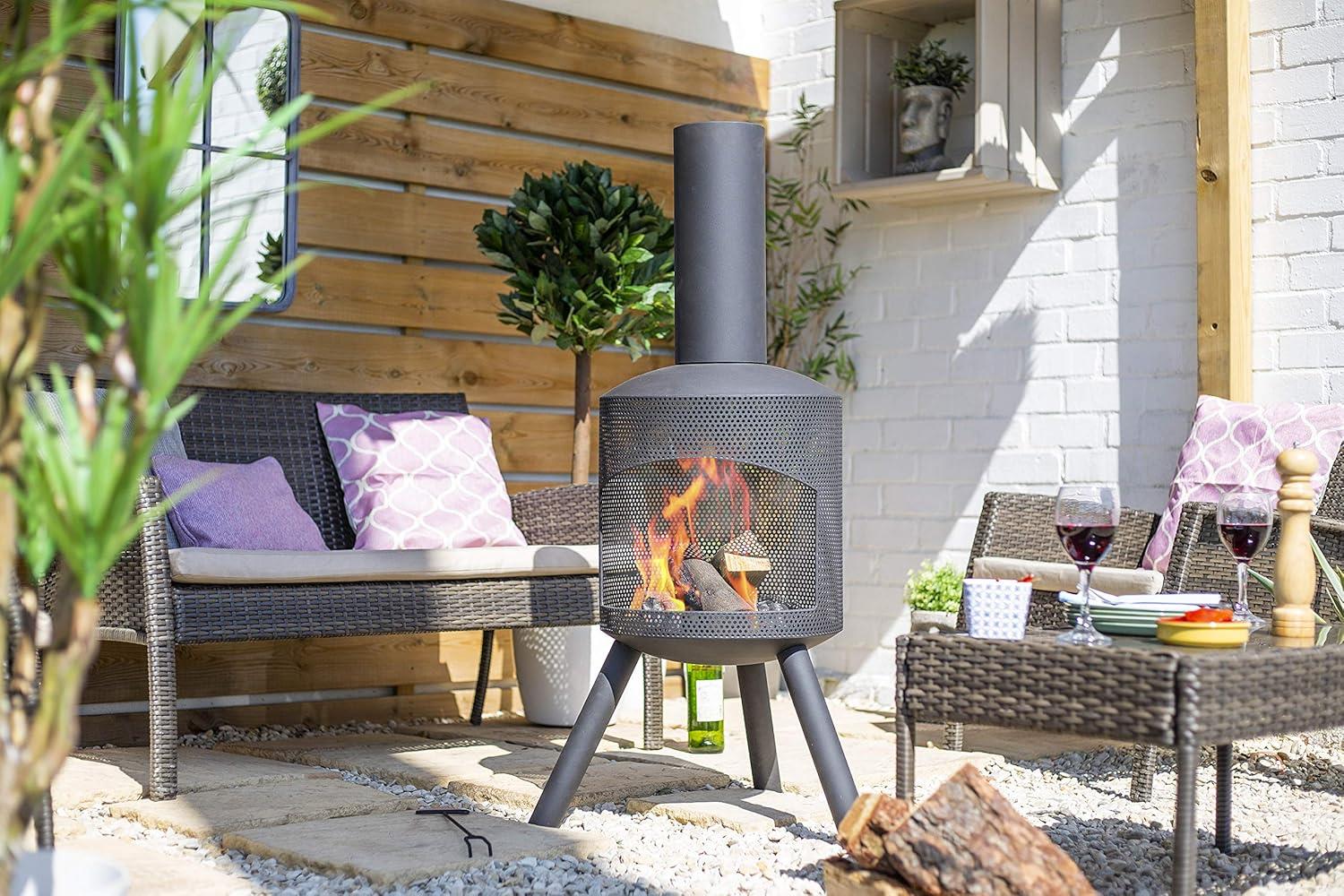 La Hacienda 56303 Santana Mesh Body Chimenea