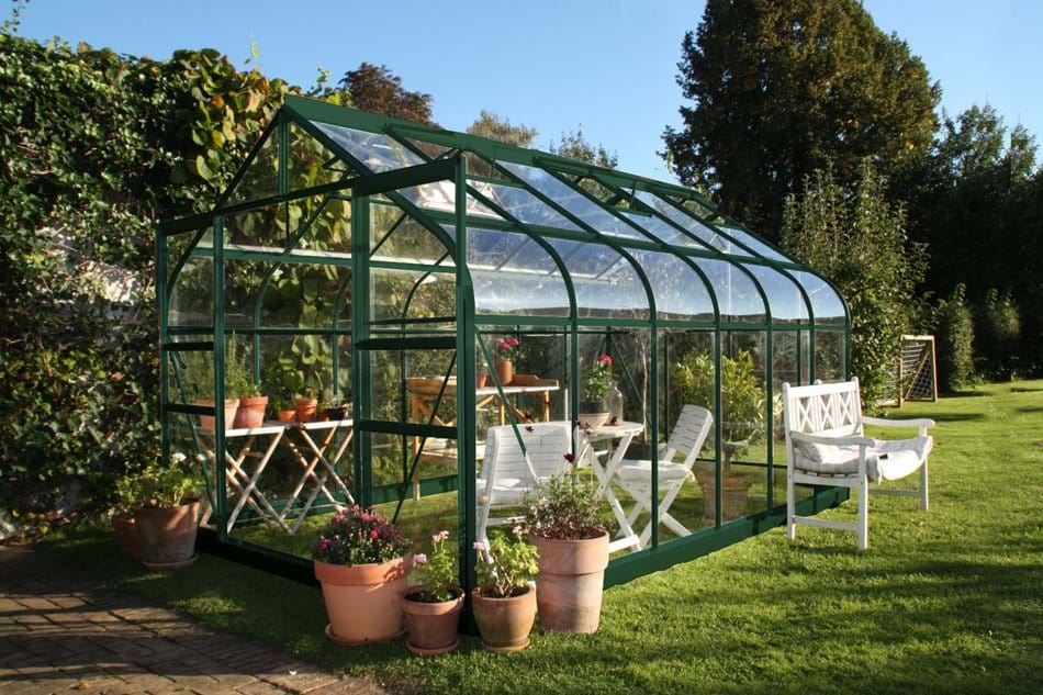 Halls SUPREME 812 8ft x 12ft Double Door Greenhouse