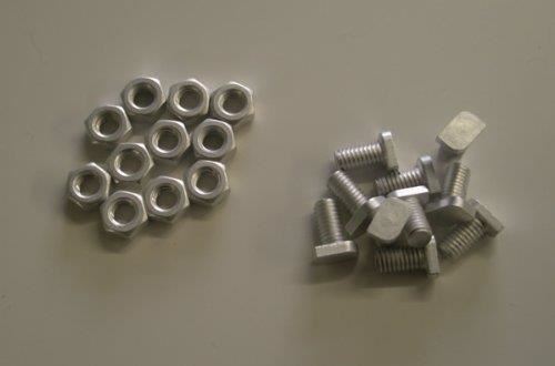 Cropped Head Aluminium Bolts - 50/100