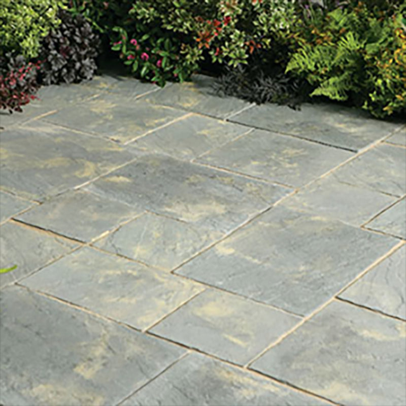 Kelkay Abbey Paving Slabs 300-600mm - Graphite, York Gold, Antique, Weathered Stone