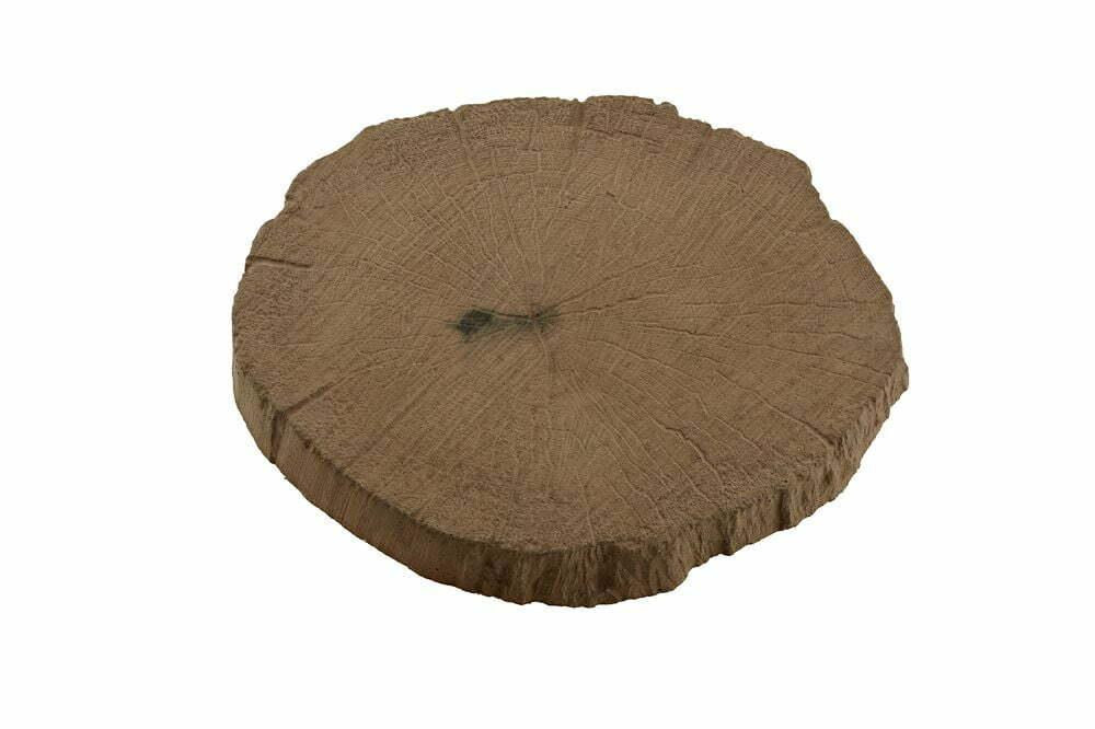 Kelkay Timber Stepping Stone 400mm Brown, Graphite - Pack of 48
