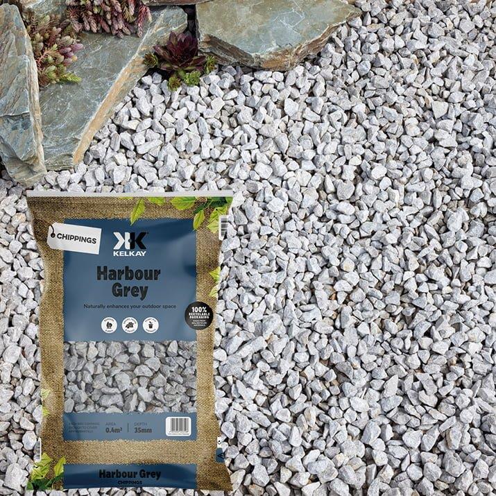 Kelkay 7092 Harbour Grey 10-20mm Chippings Bulk Bag