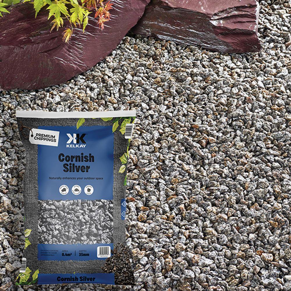Kelkay 7042 Cornish Silver Chippings Bulk Bag