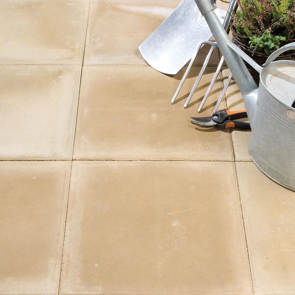Kelkay Ashford Paving Riven or Smooth 450 x 450mm Buff, Grey - Pack of 100