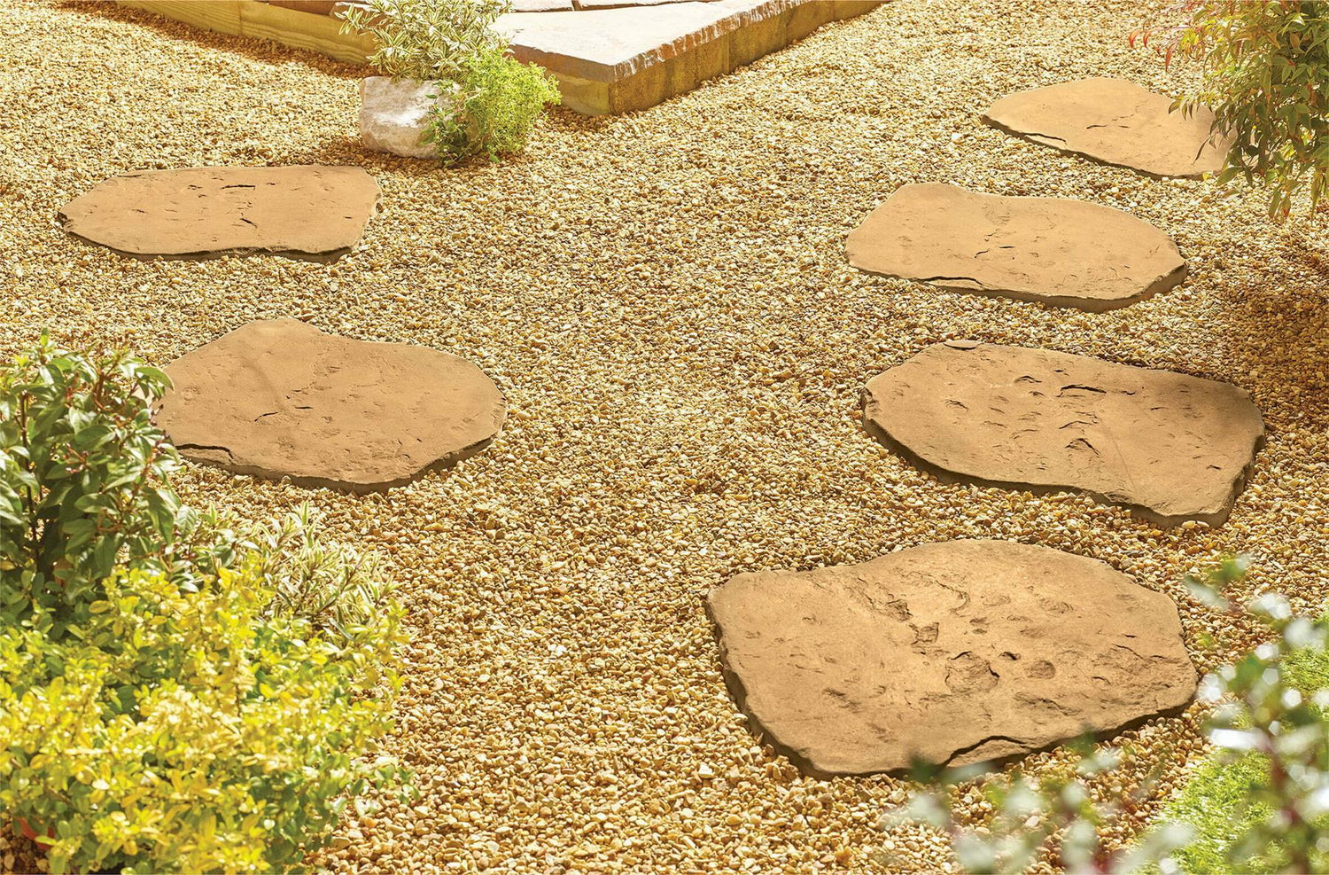 Kelkay Random Stepping Stone 400 x 300mm or 550 x 400mm - Graphite, York Gold, Antique, Weathered Stone - Pack of 56