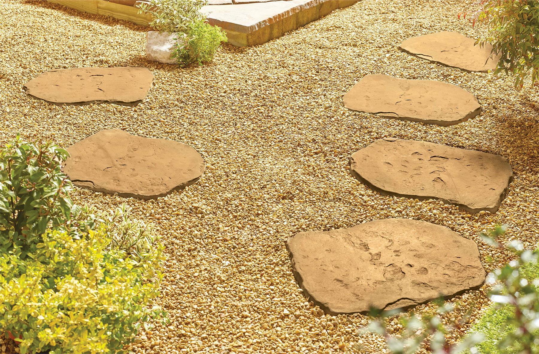 Kelkay Random Stepping Stone 400 x 300mm or 550 x 400mm - Graphite, York Gold, Antique, Weathered Stone - Pack of 56