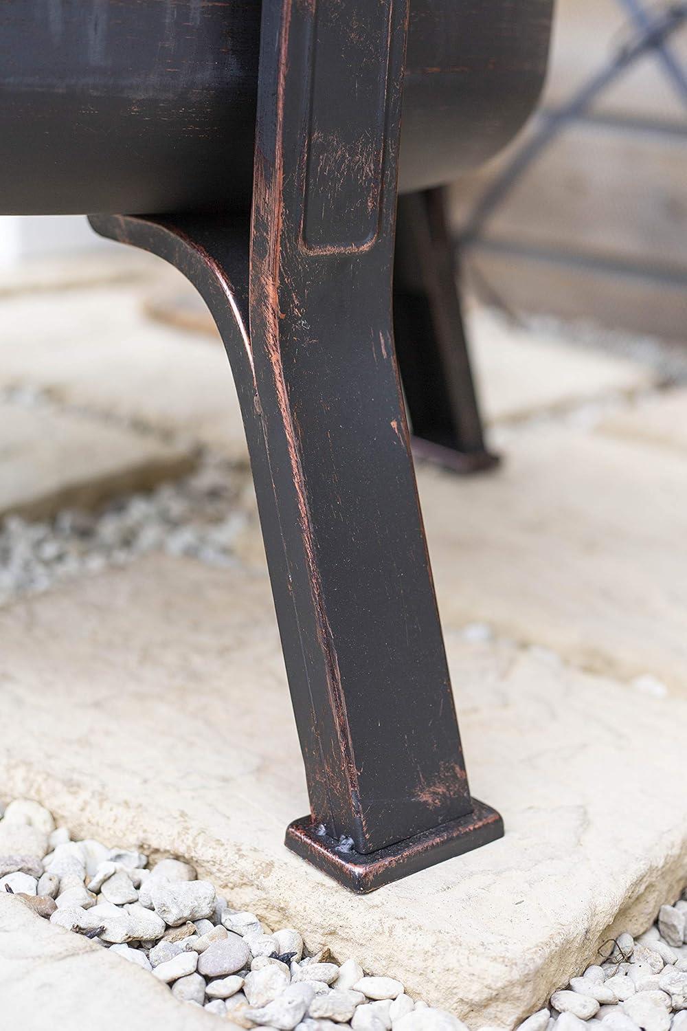 La Hacienda 58528 Brava Steel Banded Firepit