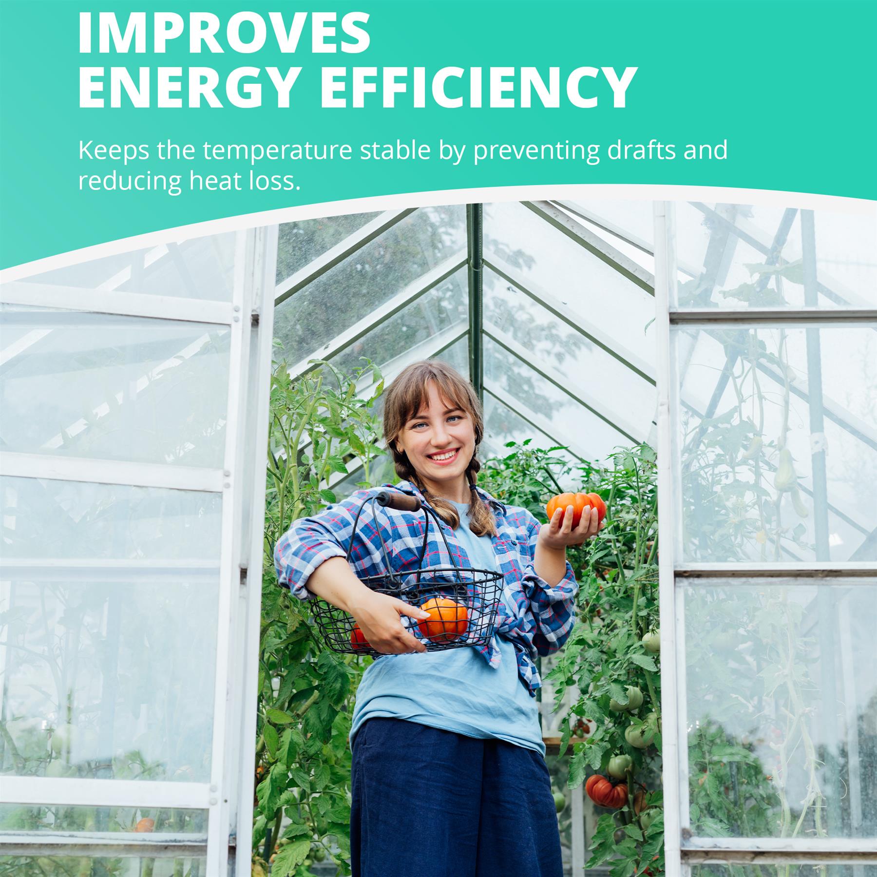 18m Universal Greenhouse Glazing Gasket