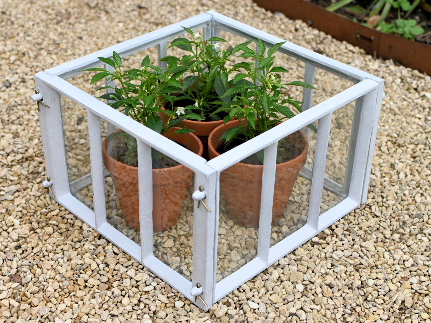 13" Cast Iron Garden Cloche