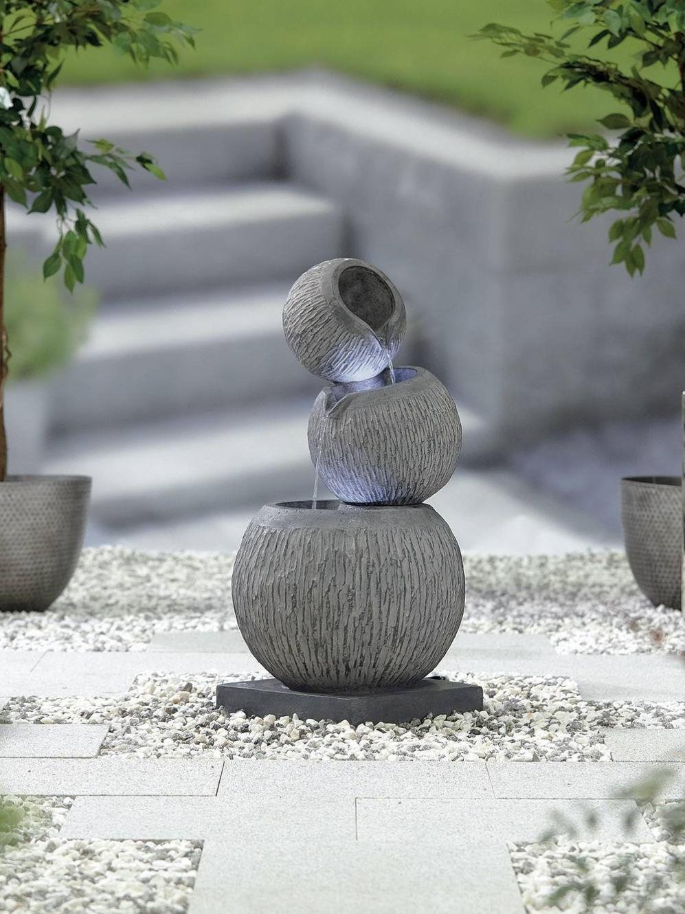 La Hacienda 45220L Illusion Falls inc LED Water Feature