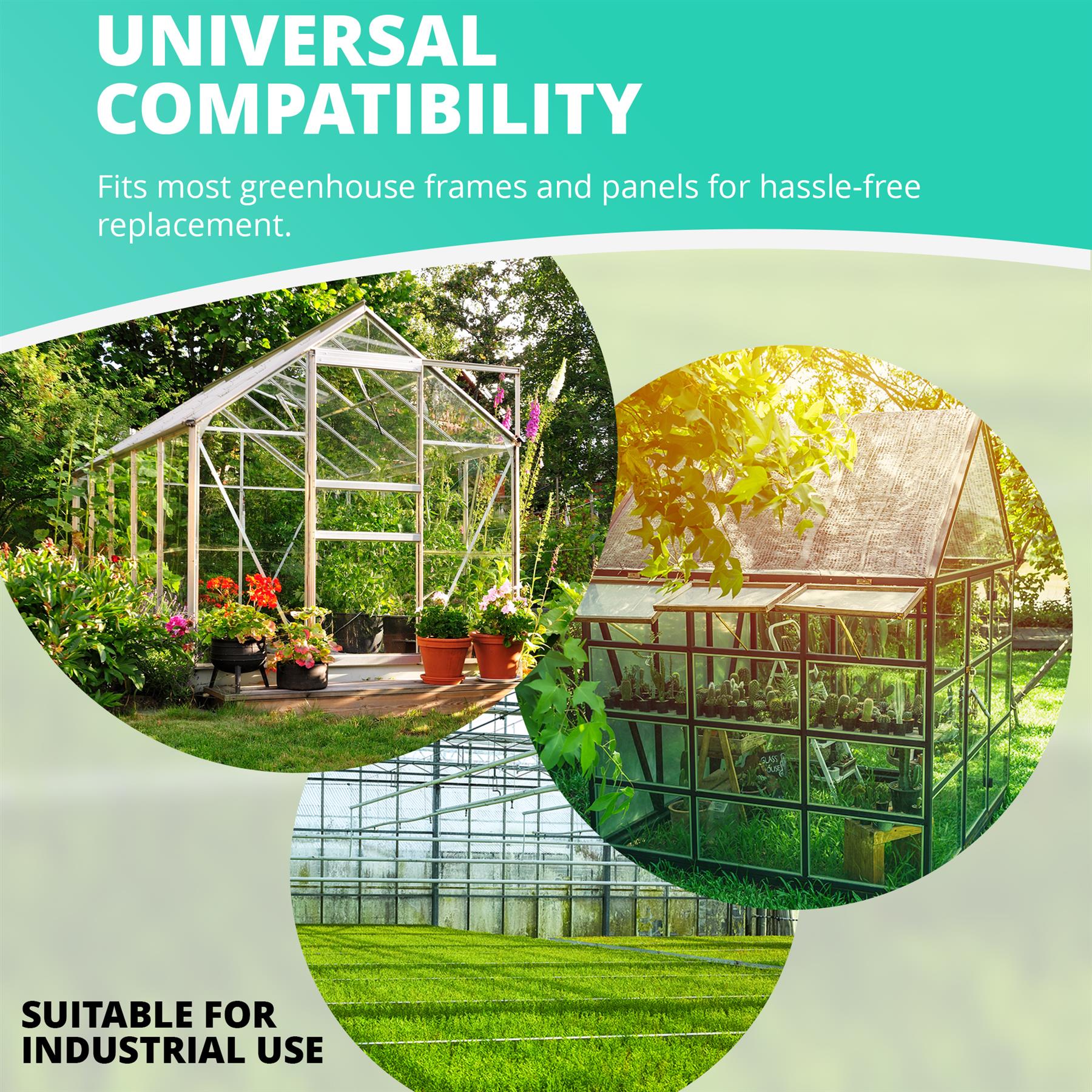 18m Universal Greenhouse Glazing Gasket