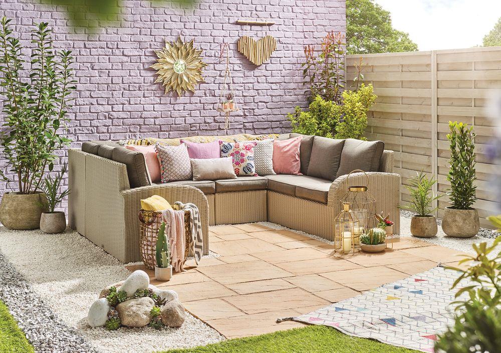 Kelkay Abbey Paving Random Patio Kit 5.16 m² or 9 m² - Antique, Graphite, York Gold
