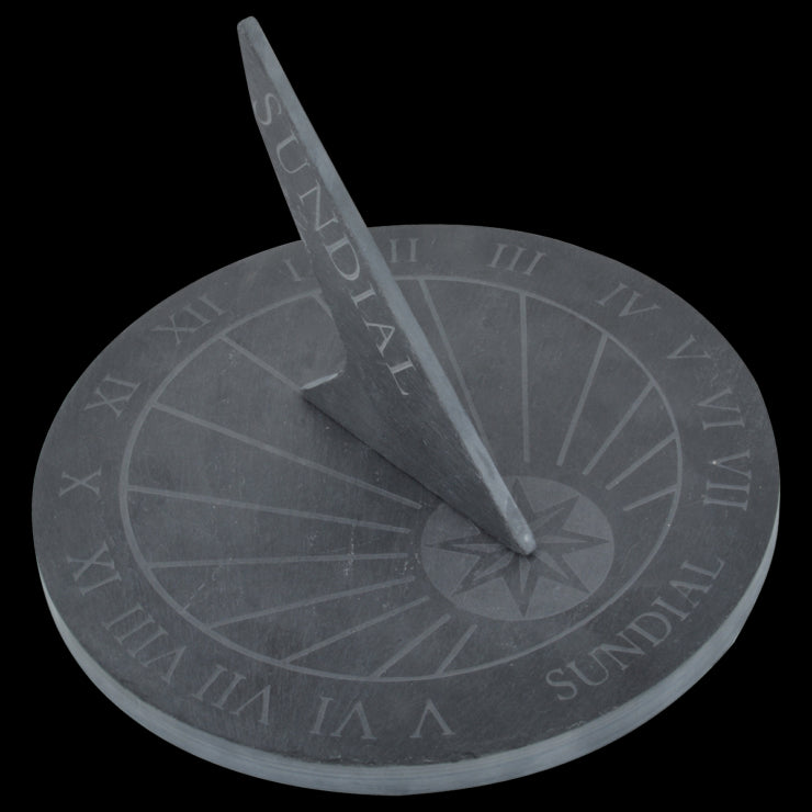 Esschert Design LS002 Round Slate Sundial