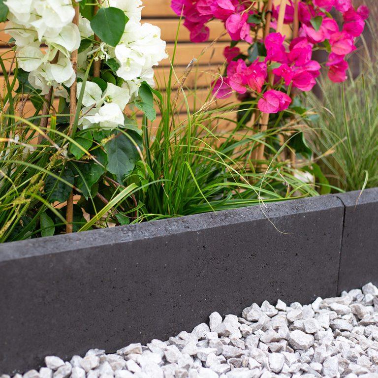 Kelkay Round Top Edging 600mm Grey, Buff, Charcoal - Pack of 48