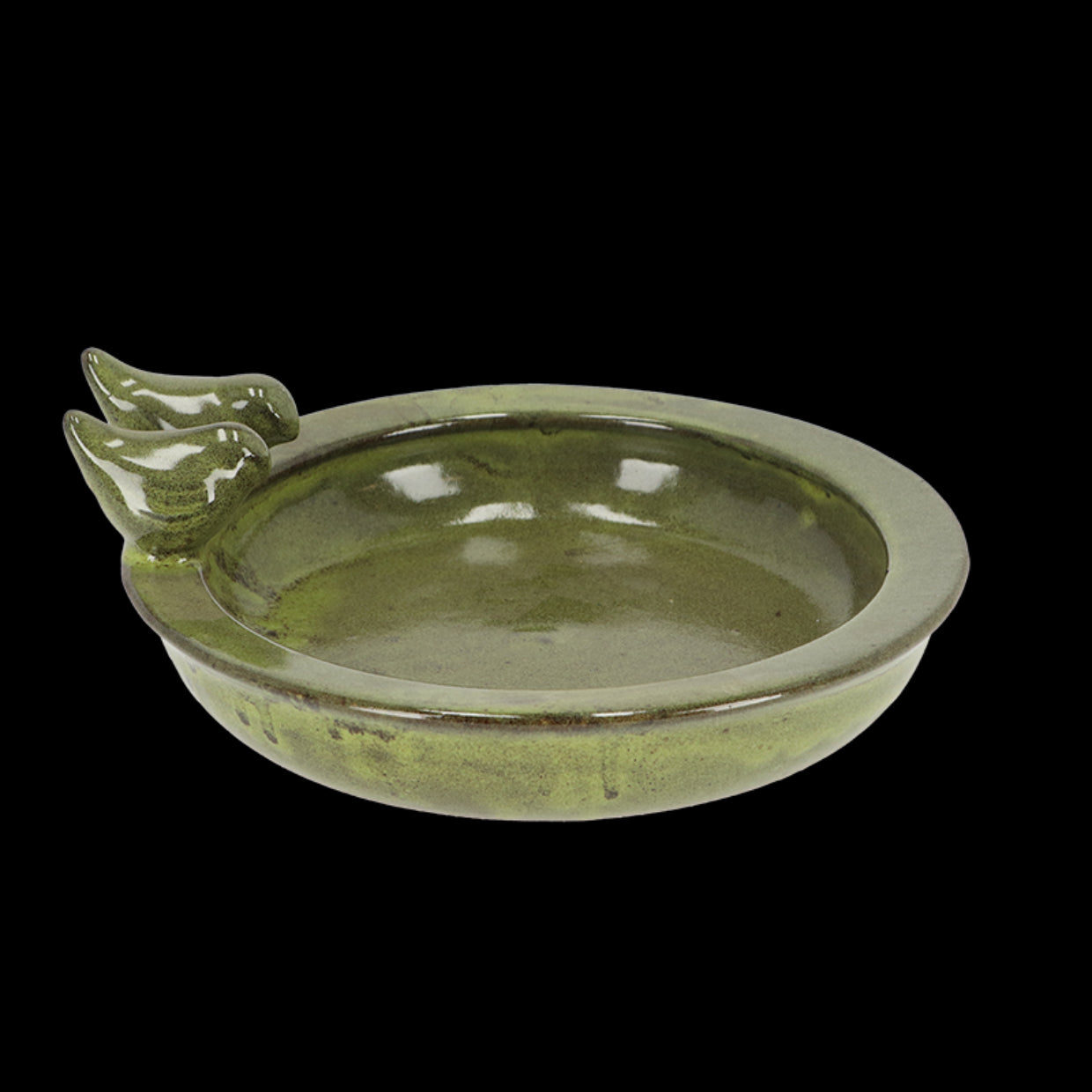 Esschert Design FB489 Green Round Bird Bath
