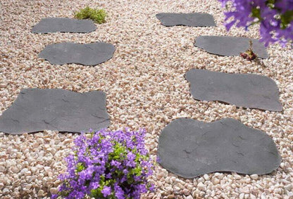 Kelkay Natural Random Stepping Stone 400 x 300mm or 600 x 400mm Charcoal, Lakefell