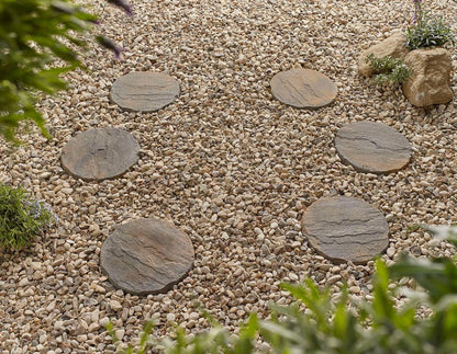 Kelkay Keldale Stepping Stone 300mm 450mm - Graphite, York Gold, Antique, Weathered Stone - Pack of 56