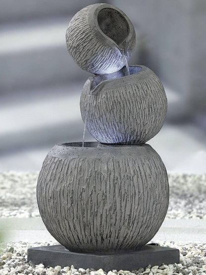 La Hacienda 45220L Illusion Falls inc LED Water Feature