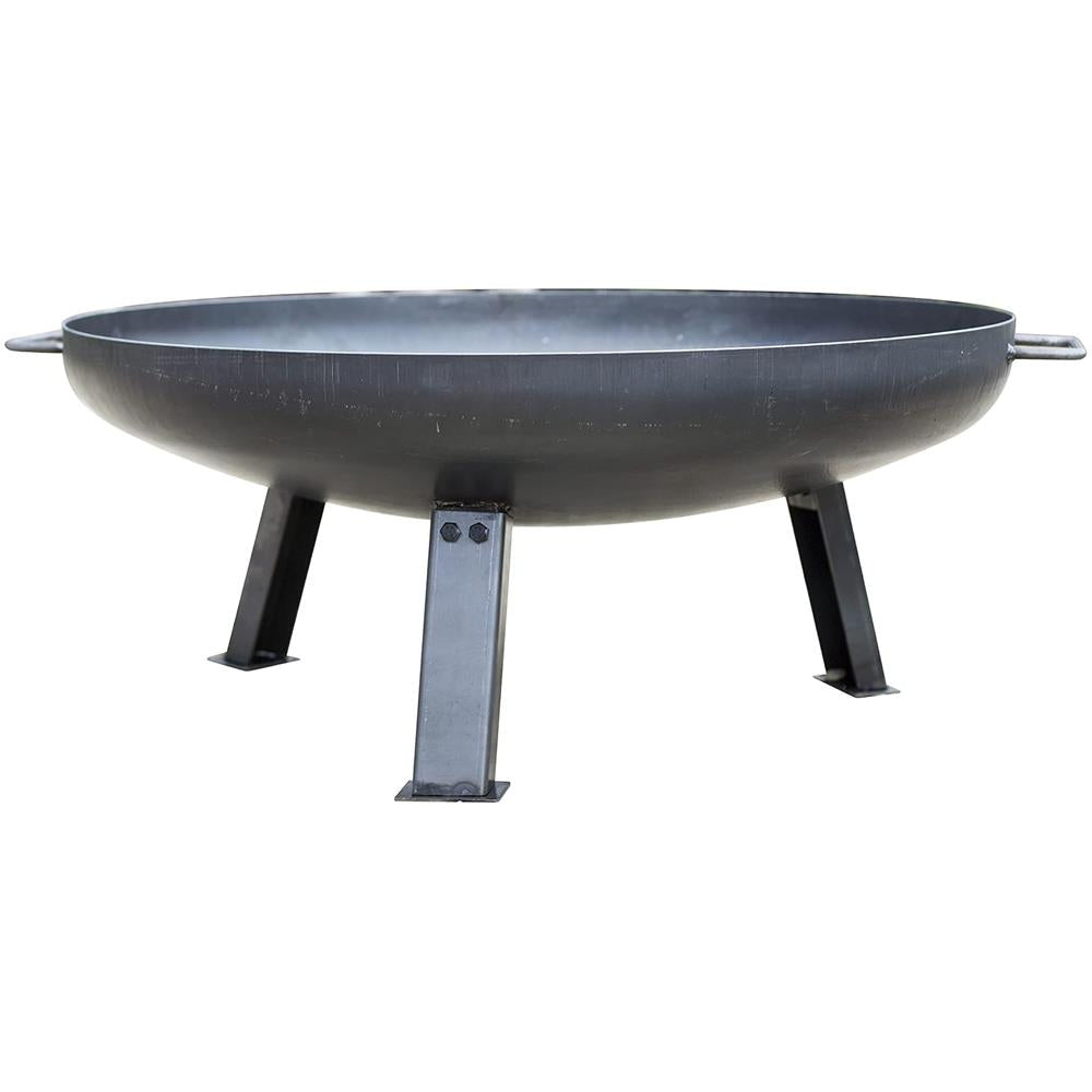 La Hacienda 55576 Pittsburgh Medium Industrial Heavy Duty Steel Firepit