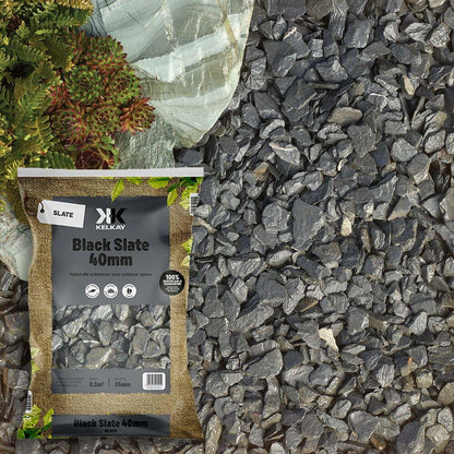 Kelkay 7085 Black Slate 40mm Slates Bulk Bag