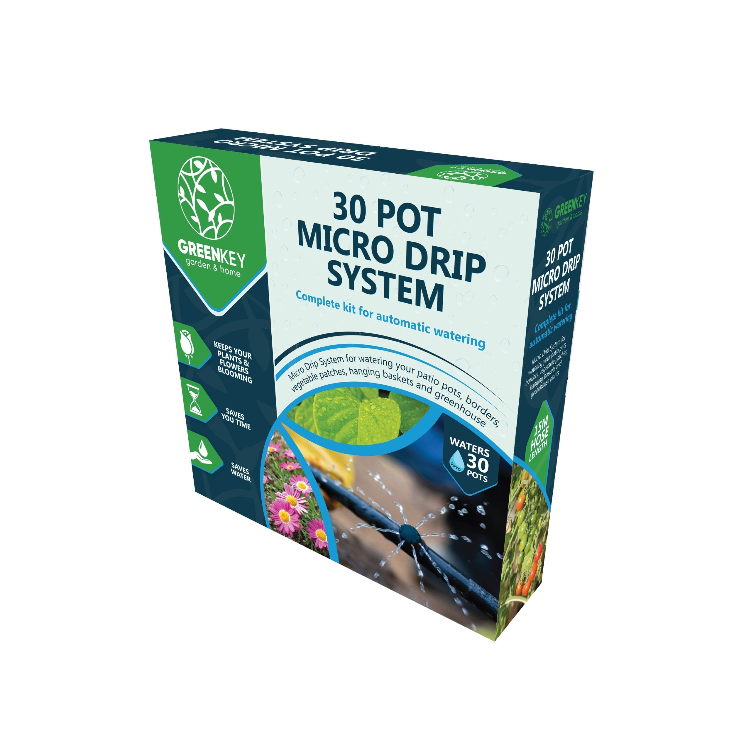 Greenkey 30 Pot Micro Drip System