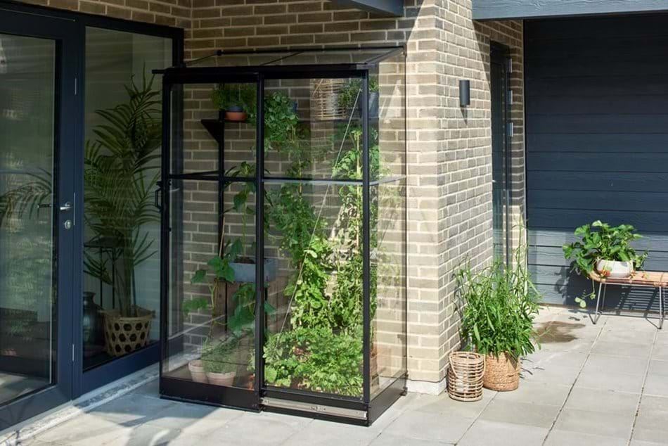 Halls QUBE Lean-to 42 2ft x 4ft Greenhouse