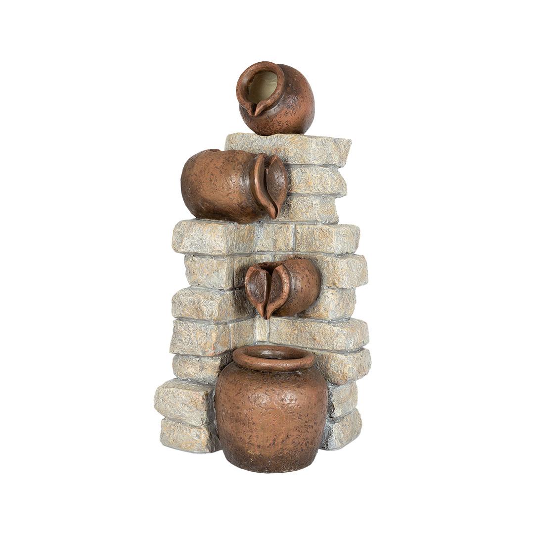 La Hacienda S45325L Cotswold Pours Water Feature Incl LEDs