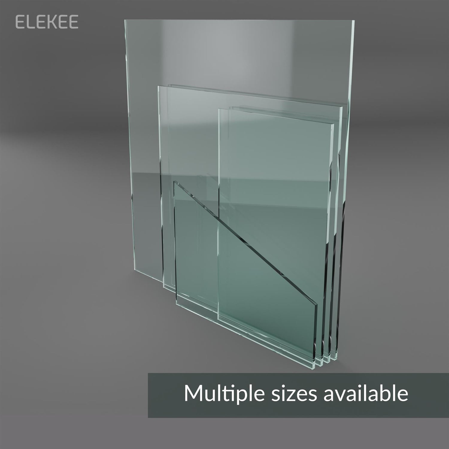 1x 4mm Replacement Glass Pane - 610 x 229 mm