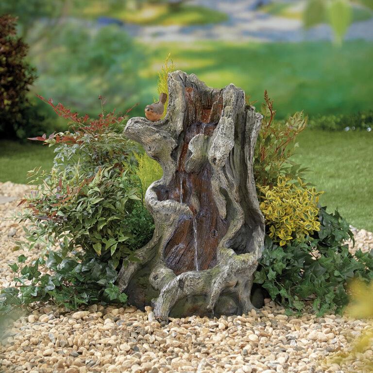 La Hacienda 45092L Willow Spills inc LEDS Water Feature