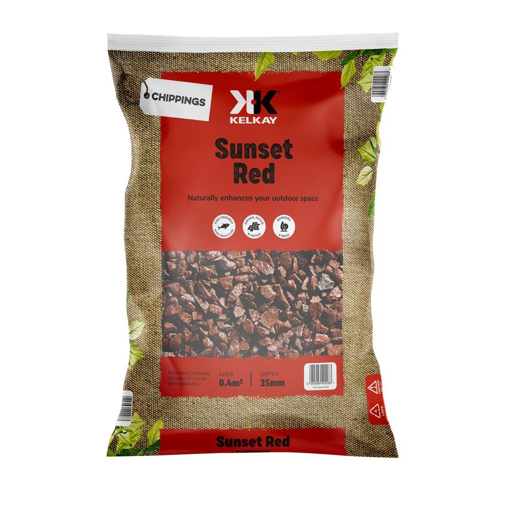 Kelkay 7013 Sunset Red Chippings Bulk Bag