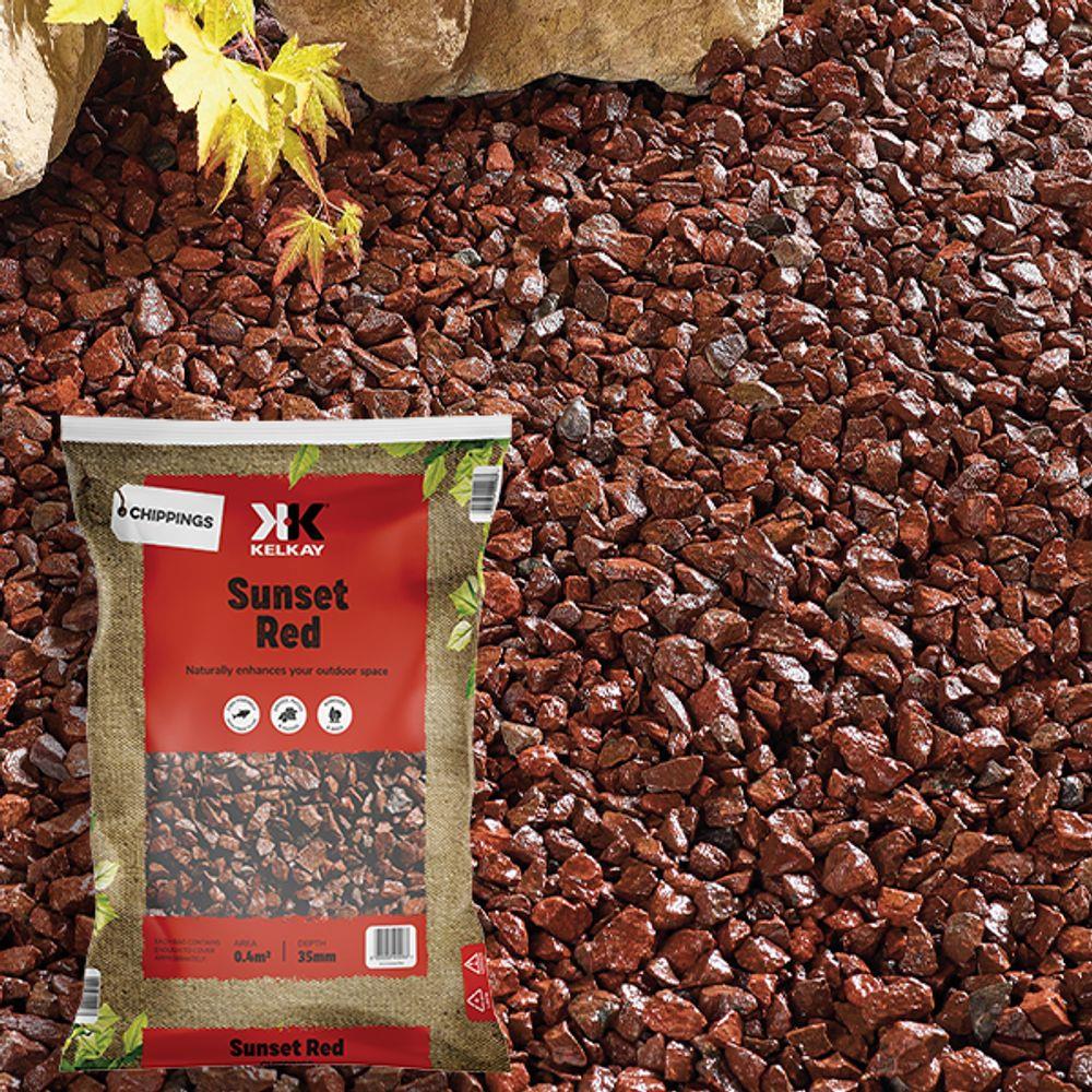 Kelkay 7013 Sunset Red Chippings Bulk Bag