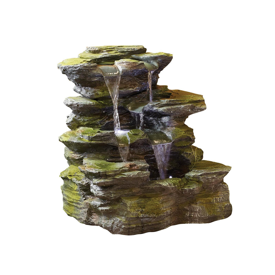 La Hacienda 4664L Como Springs inc LEDS Water Feature