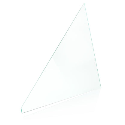 1x 4mm Replacement Glass Pane - 610 x 450 x 24mm Triangle