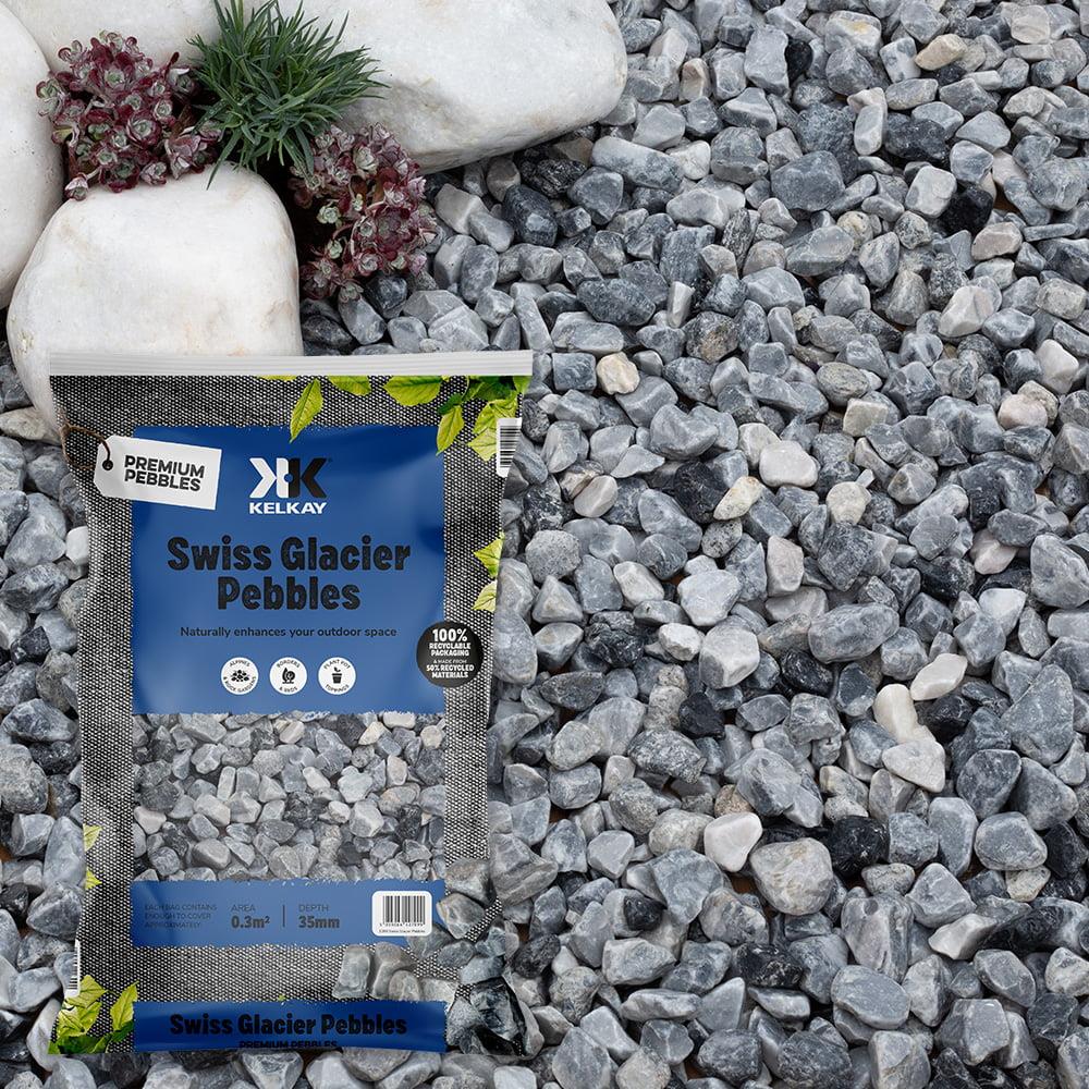 Kelkay 7096 Swiss Glacier Pebbles Bulk Bag