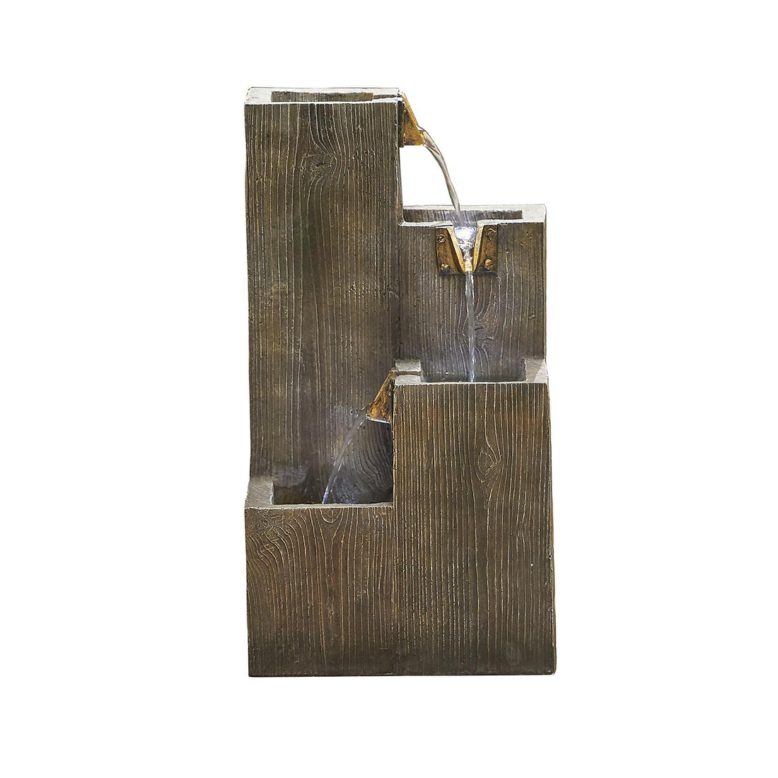 La Hacienda 45248L Coastal Sleepers inc LEDs Water Feature