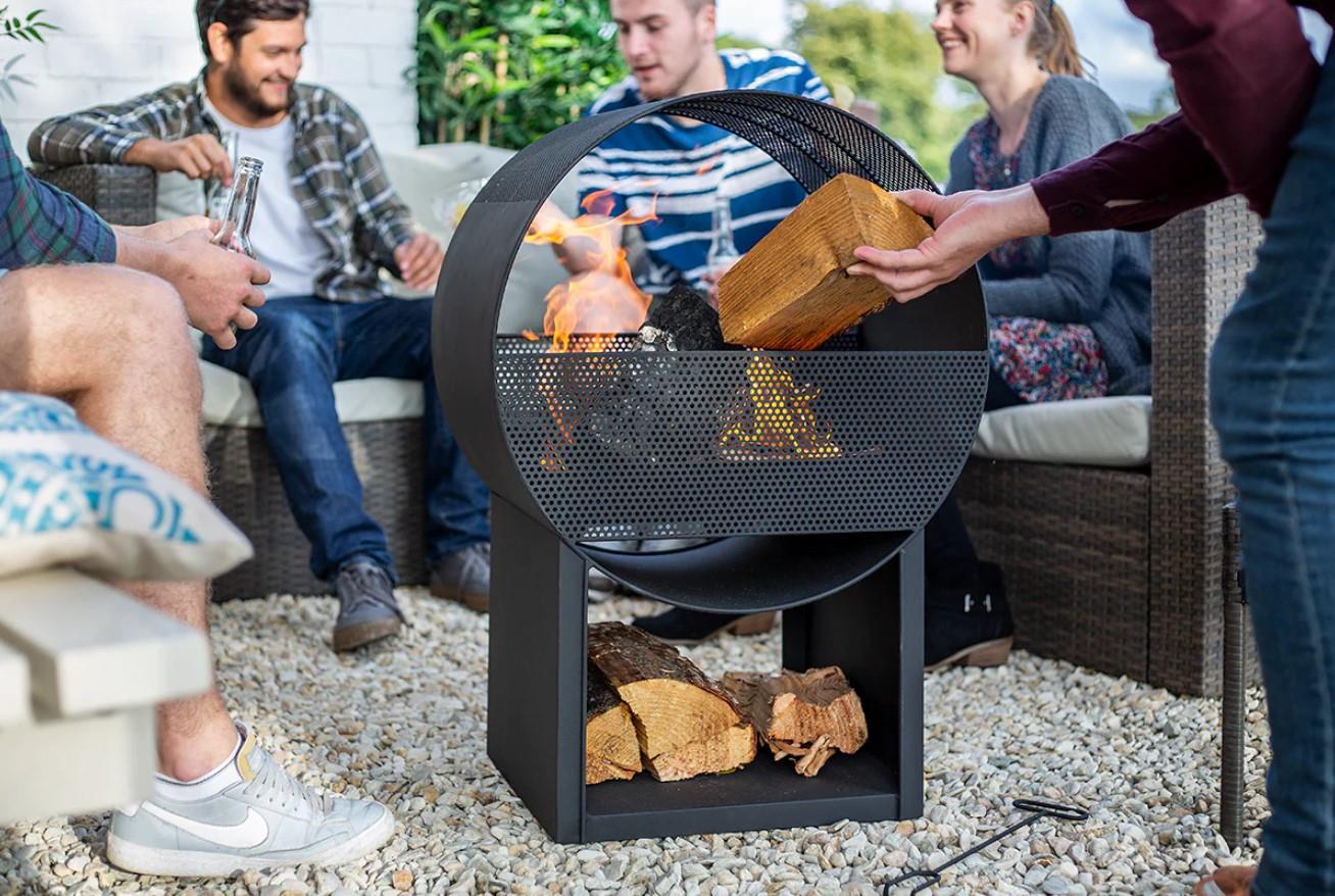 La Hacienda 58527 Camacha Round Fireplace